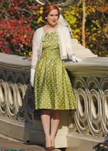 Polka dot dress jacket