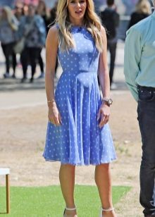 Blue Polka Dot Dress