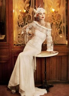 Čikāgas spalvu mežģīņu kleita