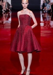 Rhinestone styled prom dress