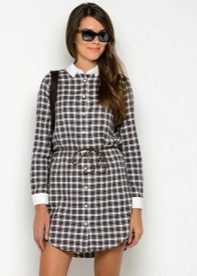 Pear-type shirt dress