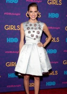 Dress with a skirt with a stick for a figure Slim column