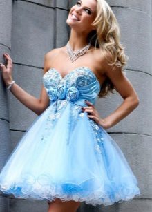 High-waisted baby dollars dress