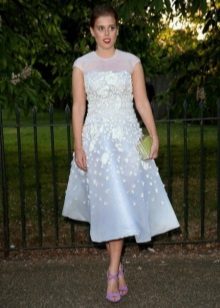 High Waisted Flare Dress