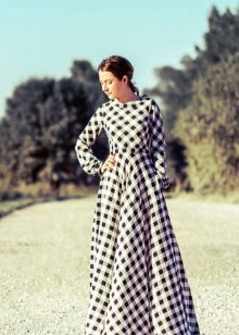 Long Visha Check Dress
