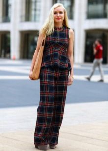 Checked nightmare dress