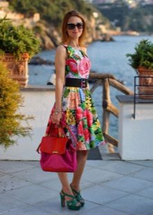 50s Color Cocktail Dress