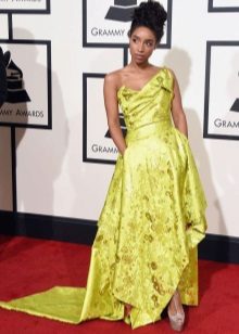 Hair styling for a dress in the style of a new bow