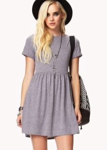 Gray casual dress