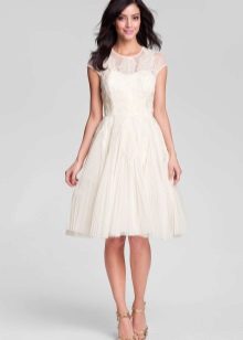 Milk Flared Waist Dress