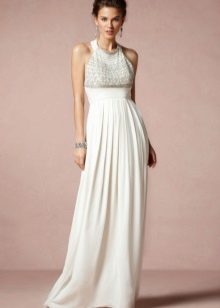 High Neck Wedding Dress With Closed Neckline