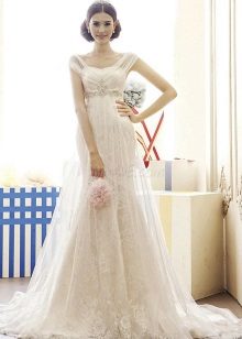 High Waist Wedding Dress