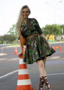 Vestido de camuflaje