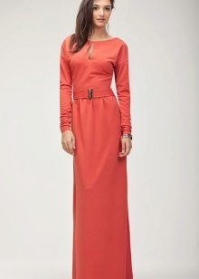 Turkish knitted dress on the floor