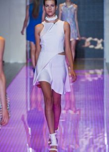 Sports knit dress short