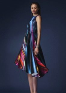 Multicolored evening dress