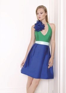 fabric flower example on a short dress