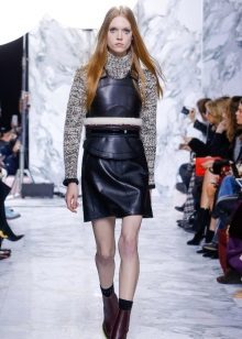 Leather dress for every day