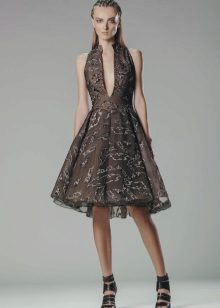 Short puffy summer dress