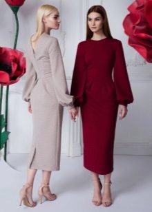 Midi Autumn Office Dress