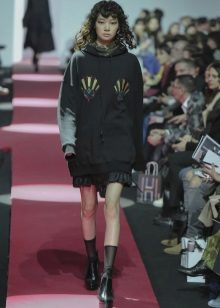 Clothes under an autumn dress