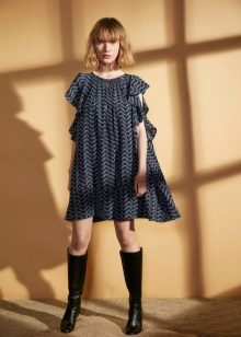 Autumn dress tunic woolen