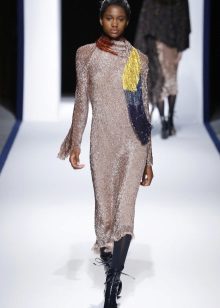 Autumn dress light shiny