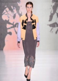 Jacket under the autumn dress