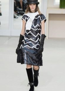 Chanel Print Autumn Dress