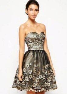 Inverted Triangle Women Bandeau Dress