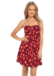 Wide Hip Bandeau Dress