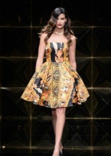 Strapless dress short magnificent