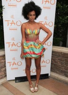 Σύντομη εθνική φόρεμα μπουτίκ εκτύπωσης