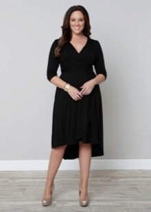 Jersey dress for overweight