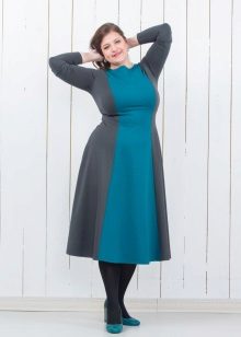A-line jersey dress