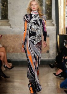 Jersey dress multi-colored