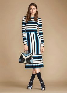 Jersey striped dress