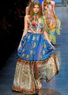 Designer scarf dress