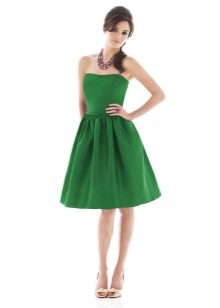 Green Bell Bustier Dress
