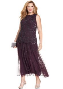 Long low waist dress for overweight