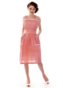 Kjole fra grov calico