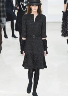 Woolen dress tweed
