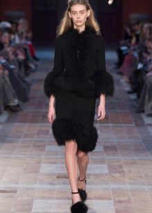 Fringed Woolen Dress