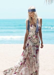 Boho mermaid dress summer