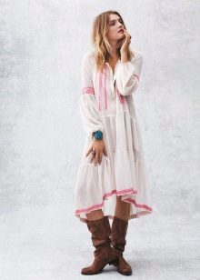 Boho shirt dress