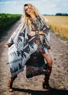 Ethnic boho dress short