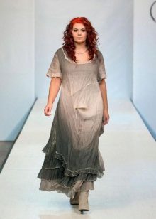 Boho style dress for overweight loose