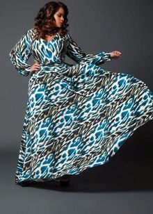 Boho style dress for full closed floor