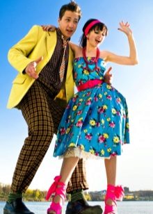 Dress in the style of the 50's style