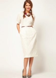 Short Straight Wedding Dress